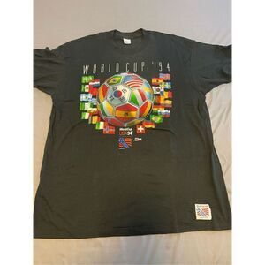 World Cup USA Size XL 1994 Salem Sportswear T Shirt Vintage Soccer Futbol Men